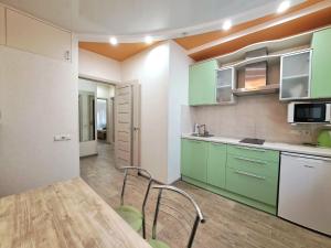 Kuchyň nebo kuchyňský kout v ubytování Apartments city center