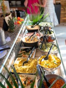 Jídlo v prázdninového areálu nebo okolí