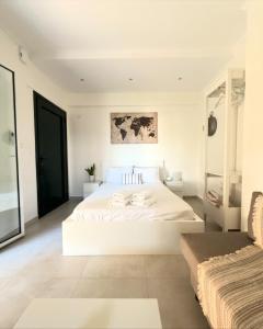 Postel nebo postele na pokoji v ubytování Venias Place