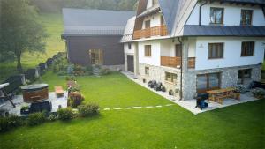 Zahrada ubytování Apartamenty u Basi