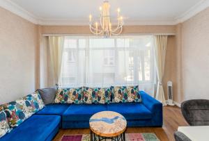 Χώρος καθιστικού στο Bebek Bosphorus Central Flat