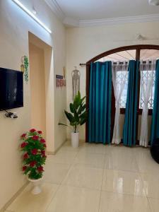 Μια τηλεόραση ή/και κέντρο ψυχαγωγίας στο Elite Hostel- A Stay For Working Professional,Solo Traveller