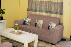 Χώρος καθιστικού στο Nanyuki HomeStays