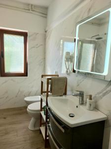 Koupelna v ubytování Apartment Park