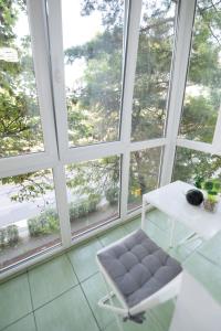 Χώρος καθιστικού στο Sunrise Apartment