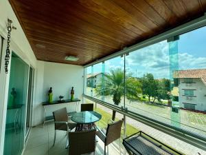 Χώρος καθιστικού στο Flat 301 Condominio Villa Hipica - Gravatá, PE