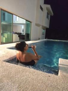 Πισίνα στο ή κοντά στο Casa Blanca