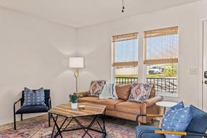 a living room with a couch and two chairs at Walk to Dickson St - Pet-Friendly Home with Yard in Fayetteville +23 photos