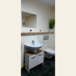 Koupelna v ubytování Ferienwohnung NoLa