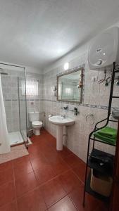 Koupelna v ubytování Casa Ramos