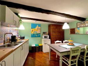 Køkken eller tekøkken på B&B Palazzo Solimena