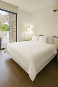 Postel nebo postele na pokoji v ubytování Moderno Ubicacion Vistas Seguridad y Estilo