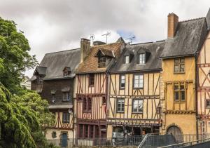 a group of old buildings in a city at Fleur Bohème - Hypercentre République - Parking in Le Mans