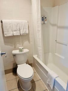 Bilik mandi di Red Carpet Inn Norwalk