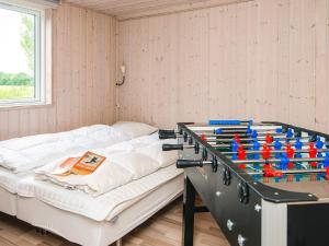 a room with a table with legos on it at 5 star holiday home in Ansager in Ansager