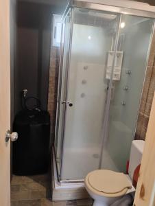 Koupelna v ubytování Cabaña para Desconectar