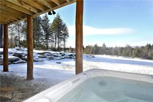 Το Lazy Bear Lodge τον χειμώνα