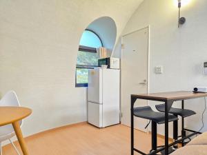 Dapur atau dapur kecil di Kominato Railway Resort - Vacation STAY 06755v
