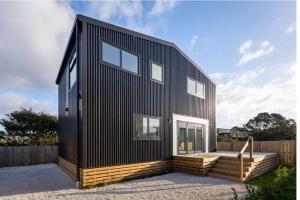 Bygningen som feriehuset ligger i