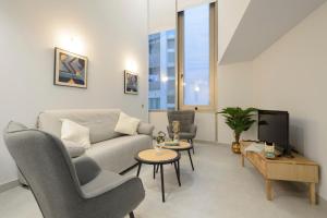 Χώρος καθιστικού στο San Lázaro Suites