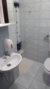Koupelna v ubytování Hostel Kristal