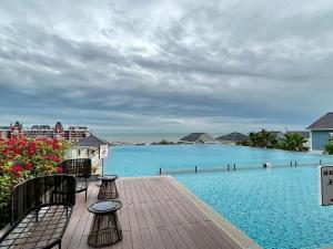 Landskap semula jadi dekat dengan resort