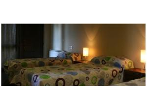 Cama o camas de una habitación en Casa Barbadelo