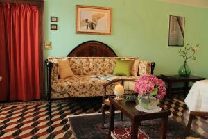 Posezení v ubytování B&B Le Lune