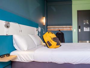 Katil atau katil-katil dalam bilik di ibis budget Leme SP