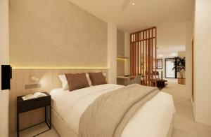 Ένα ή περισσότερα κρεβάτια σε δωμάτιο στο Panther Home Santa Justa