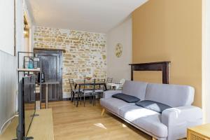 Χώρος καθιστικού στο Le Logis de la Basse Ville