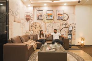Χώρος καθιστικού στο FabHotel The Diamond