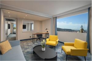 Posezení v ubytování Hilton Barcelona