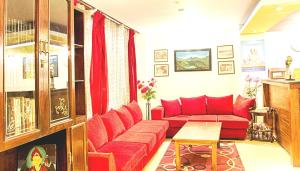 Χώρος καθιστικού στο Hotel Le Primula