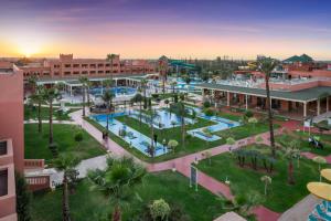 an aerial view of a resort with a pool at Pickalbatros Aqua Fun Club All Inclusive in Marrakech