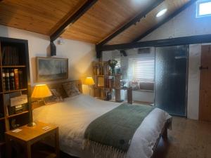 a bedroom with a large bed in a room at Appalachian Spring B&B in Darlington