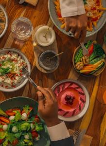 Comida en el hotel o alrededores