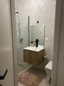 Koupelna v ubytování Maison Colmar, spacieuse, accueillante , confortable au calme