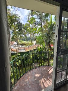 Κήπος έξω από το Mi Tierra Escalón Hotel y Restaurante