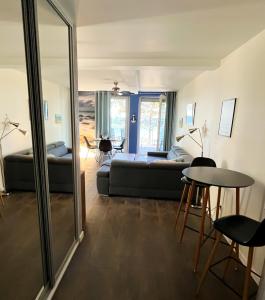 Postel nebo postele na pokoji v ubytování Baltic Crown - Premium Sea View Rewal