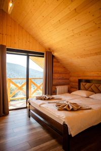 Magura Resort房間的床