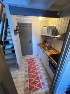 Η κουζίνα ή μικρή κουζίνα στο Nice apartment at Golsfjellet