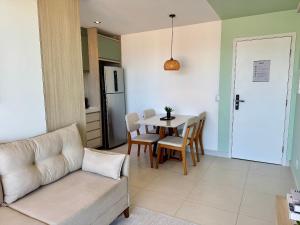 Χώρος καθιστικού στο Apartamento Novo e Decorado com Vista Incrível