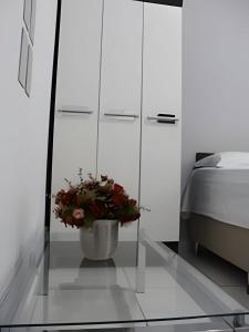 Postel nebo postele na pokoji v ubytování Temporada Cuiabana
