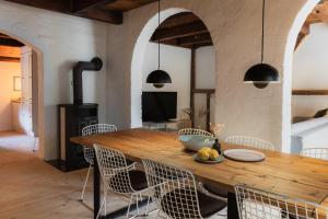 Μια τηλεόραση ή/και κέντρο ψυχαγωγίας στο HØV - Boutique-Apartments im Allgäu - Rückzug & Design