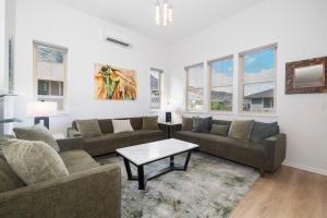 Χώρος καθιστικού στο Hina & Honu Hideout