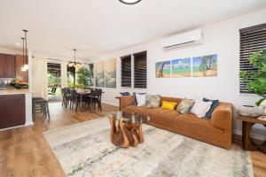 Χώρος καθιστικού στο Hina & Honu Hideout