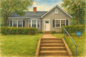 Hoone, kus puhkemaja asub