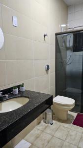 Koupelna v ubytování Casa Shanti Coliving Master