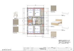 富良野市にあるThe ARBANOの家の間取り図